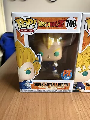 Funko Pop! Animation Dragon Ball Z 709 Super Saiyan 2 Vegeta PX Exclusive • $15