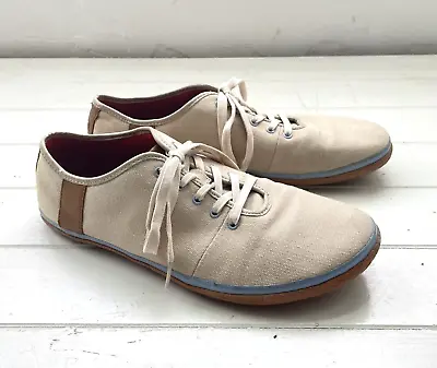 £59.99 • Buy VivoBarefoot Vintage Rare Trainers Sneakers Low Top EU45 UK11 Cream X Light Blue