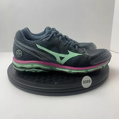 Mizuno Wave Rider 17 Women’s Size 8.5 J1GD140337 Gray Running Shoes • $23.49