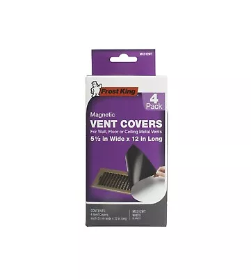 Frost King Magnetic Vent Covers For Wall Floor Or Ceiling 5.5  Wide X 12 ... • $8.48