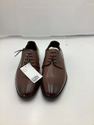 New Size 9 H & M Dress Shoes Men’s Oxford Brown Faux Leather NWT • $35.24
