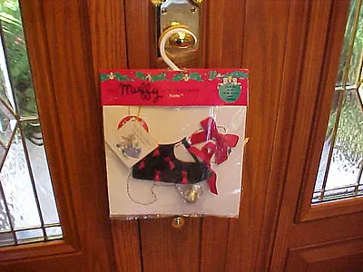 Muffy Vanderbear ~ Lulu Dog Costume Deck The Halls Bows Dollies Holiday (mip)  • $25.49