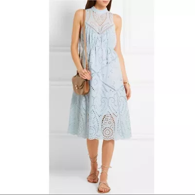 Zimmerman ~ Light Blue Eyelet Dress ~ 0 • $172.99