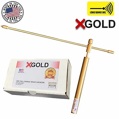 Xgold Long Range Metal Gold Detector Locator 330ft Finder Dowsing Zahorí USA • $199