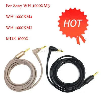 $20.79 • Buy For Sony WH-1000XM3 WH-1000XM4 WH-1000XM2 MDR-1000X Replacement Audio Cable NEW