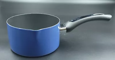 Megaware 1 Quart .9L Ceramic Saucepan Blue No Lid Gas Electric Induction Spain • $19