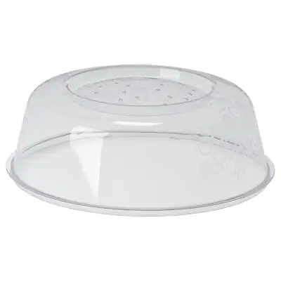 Ikea Prickig Transparent Microwave Lid With Air Vents Ventilated PlateCover 26cm • £5.60