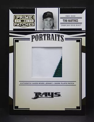 Tino Martinez 2005 Donruss Prime Patches Portraits GU NAMEPLATE PATCH #20/41 SP! • $37.97