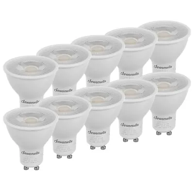 DEWENWILS 10-Pack GU10 LED Dimmable Bulb 5000K Daylight Track Lighting Bulb • $18.99