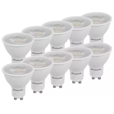 DEWENWILS 10 Pack GU10 LED Dimmable Daylight White Track Lighting Bulb 5000K 7W • $18.99