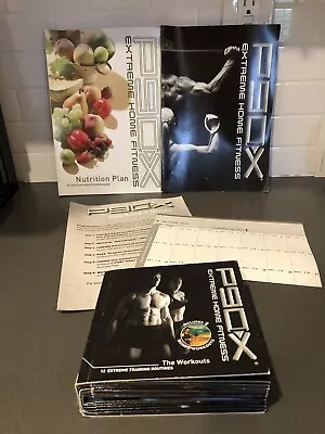 Beachbody P90X Extreme Home Workout 12 DVD Set + Nutrition + Workout Guides GUC • $25