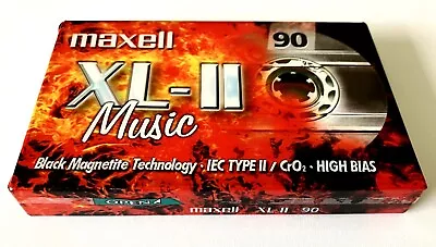 Maxell XL-II C90 Audio Cassette New Sealed Type 2 Chrome Bias • £8.60