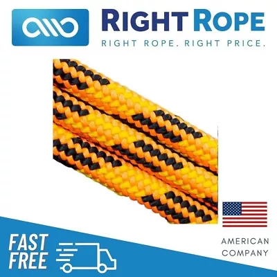 Arborist Climbing Line Rope 24-Strand (11mm) Yale XTC-24 5600# Tensile 'Blaze' • $113.99