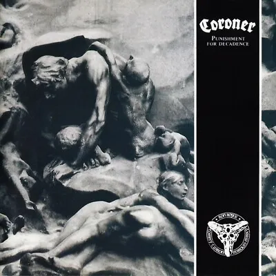 CORONER - Punishment For Decadence LP - SEALED Classic Thrash Metal Vinyl Record • $59.99