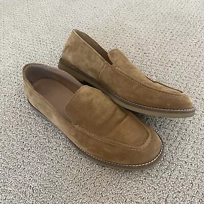 Zara Men’s Brown Suede Slip On Loafers Shoe Size EU 42 US 9 • $32.95