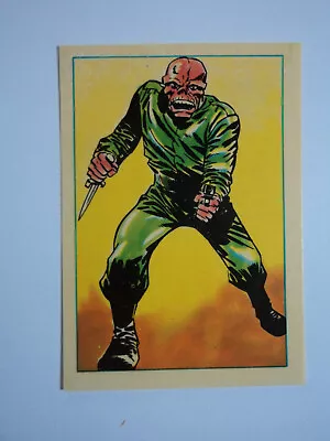 1980 Marvel Super Heroes  French Sticker # 91 Red Skull • $5