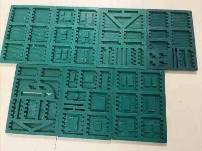 Linka Full Set Brickwork Moulds All 7 Moulds OO Gauge Railway Diorama Warhammer • £45