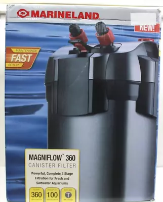 Marineland Magniflow 360 Aquarium Canister Filter Up To 100 Gal/360 Per Hr. NEW • $160