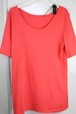 Mod Bod Coral T-Shirt Women's Size 2X Short Sleeve NWT • $12.99