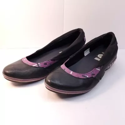 Merrell Caprice Emily Black Q Form OrthoLite Mary Jane Shoes Womens Size 7.5 • $19.97