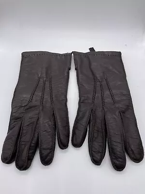 Wilsons Leather Brown Dress Gloves Men XL Thinsulate Lining / Fleece Lining • $11.99