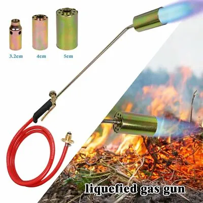 £19.99 • Buy Long Arm Propane Butane Gas Torch Burner Blow Kit Roofers Roofing Brazing & Hose