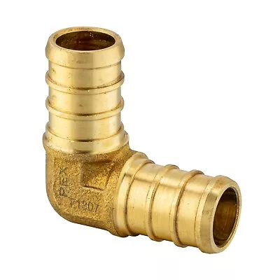 22 PCS EFIELD 1/2  X 1/2  PEX ELBOW - BARB CRIMP BRASS FITTINGS (LEAD-FREE) • $17.99