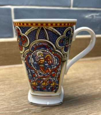 £4.99 • Buy Past Times Mug Gothic Rosette Multi Bone China Vintage