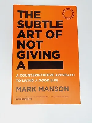 $18.99 • Buy The Subtle Art Of Not Giving A F*ck By Mark Manson Book Good Life Paperback