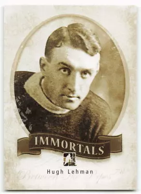 2013-14 Hugh Lehman  ITG In The Game Between The Pipes Immortals • $1.30