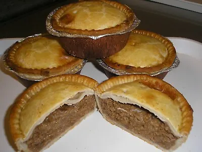 Home Made MINCED BEEF & ONION PIES X 4 -Wilson's Family Bakery • £19.49