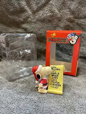 Vintage Kurt Adler Snoopy Dog Peanuts Christmas Ornament Good Children List • $20