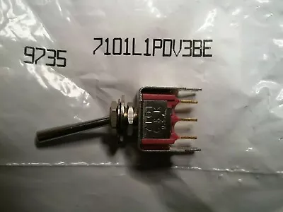 C&K   7101L1PDV3BE Mini Toggle Switch On-on  • $7.95