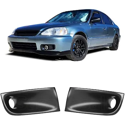 [SASA] Fit For 1999-2000 Honda Civic EK PU Front Bumper Air Duct Vent (A Pair) • $47.99