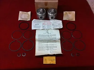 Harley Piston Kit NORS 74  74CI 1200 Knucklehead Panhead Shovelhead .040 11228 • $40