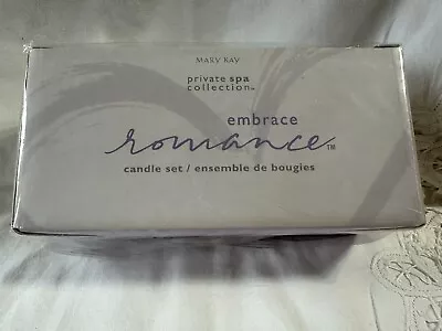 New Sealed Mary Kay Private Spa Collection Embrace Romance 3 Candle Set • $20