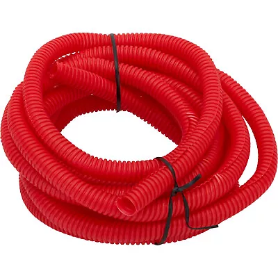 Split Wire Loom Conduit Tubing 3/8 Inch Diameter 12 Ft. Long Red • $11.99