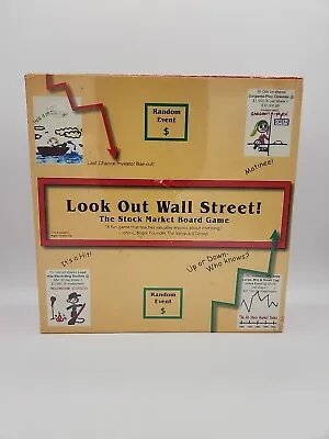 Look Out Wall Street! The Stock Market Board Game - Brand New Sealed • $17.40