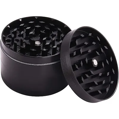 Black Space Case Herb Grinder 63mm UK SELLER 4-piece Large Spacecase • £8.46