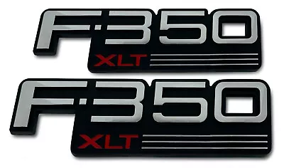 92-97 NEW Ford F-350  XLT Fender Emblem Nameplate F81Z-16720-SA Logo • $29.55