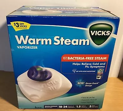 Vicks Warm Steam Vaporizer - Small To Medium Room Size - 1.5 Gallon Tank • $14.99