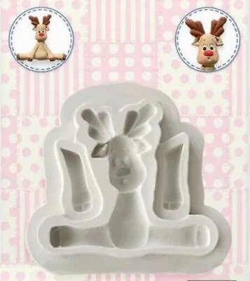 Deer Shape Silicone Molds Baking Fondant Christmas Cake Decorating Mould Tools • $13.44