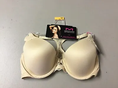 NWT Women's Maidenform Self Expressions T Back Bra Size 36C Beige #21W • $13.99