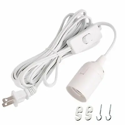 $9.99 • Buy 15 Feet Extension Hanging Lantern Pendant Light Lamp Cord Cable E26/E27 Socket