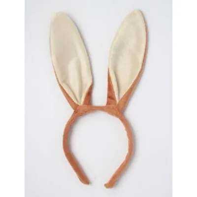 Brown Cream Bunny Rabbit Ears Headband Alice Band Fancy Dress Party Accessory UK • £4.49