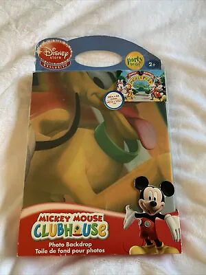 Disney Mickey Mouse Clubhouse Happy Birthday Party Photo Backdrop • $29.60