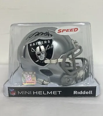 Davante Adams Las Vegas Raiders Signed Autographed Mini Helmet Beckett COA • $645.41