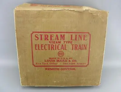 Vintage O Scale Marx Electric Train Stream Line Steam Type #25249 Set Box Only • $19.97