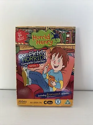 Complete Horrid Henry Series 3 [DVD] 3 Discs Region 2 VGC • £12.09
