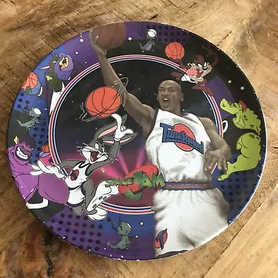 Vintage 1996 Space Jam Melamine Plate Michael Jordan Tune Squad Bugs By Zak RARE • $12